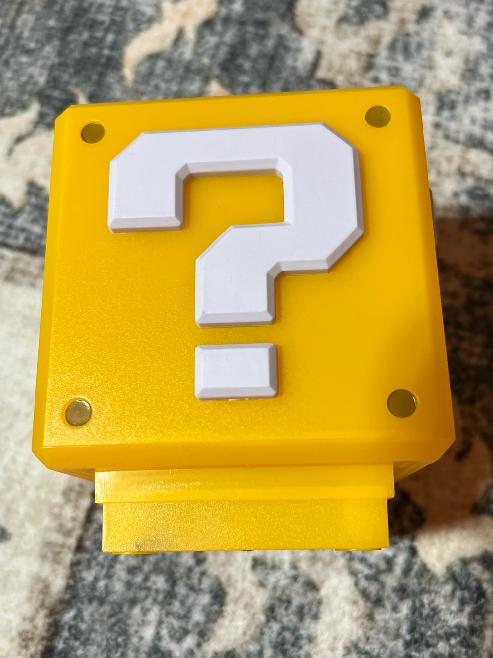 Super Mario Nintendo ? Question Coin Block Light With Noise